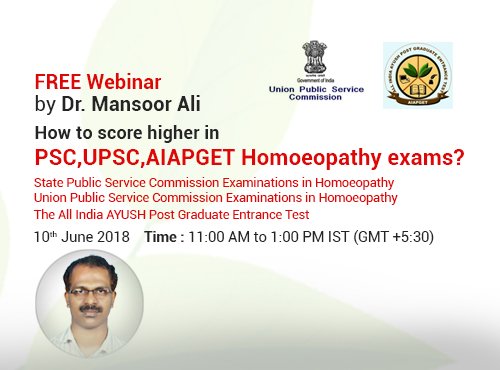 How to score higher in PSC, UPSC, AIAPGET Homoeopathy Exams?